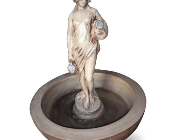 fontaine résine centrale sous forme de statut